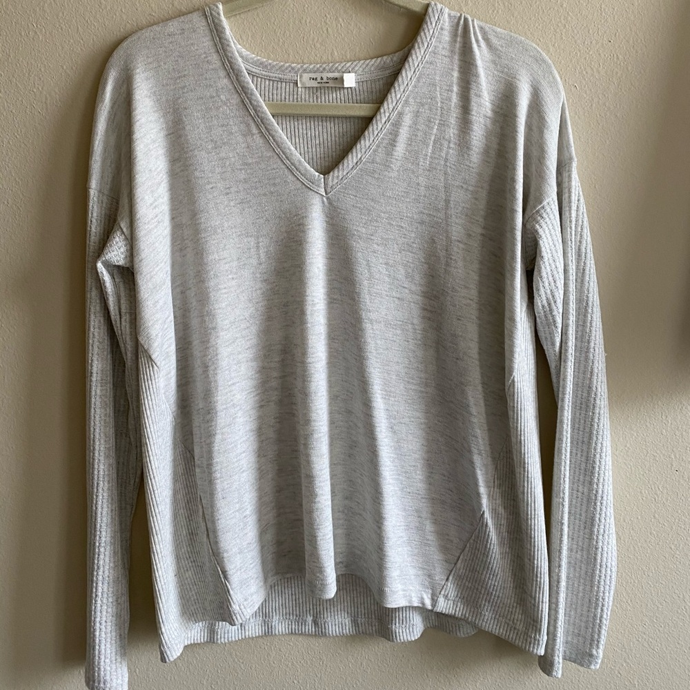 Rag and Bone Grey Top